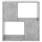 Librería de madera contrachapada gris hormigón 60x24x63 cm