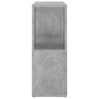 Librería de madera contrachapada gris hormigón 60x24x63 cm