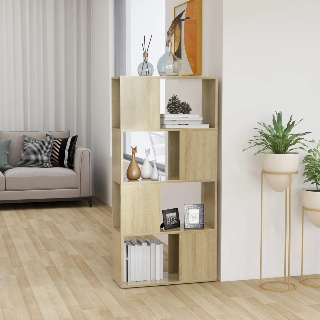Estantería de libros/divisor de espacios blanco 100x24x94 cm