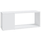 Mueble para TV madera contrachapada blanco 80x24x32 cm