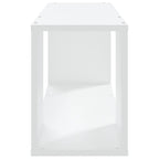 Mueble para TV madera contrachapada blanco 80x24x32 cm