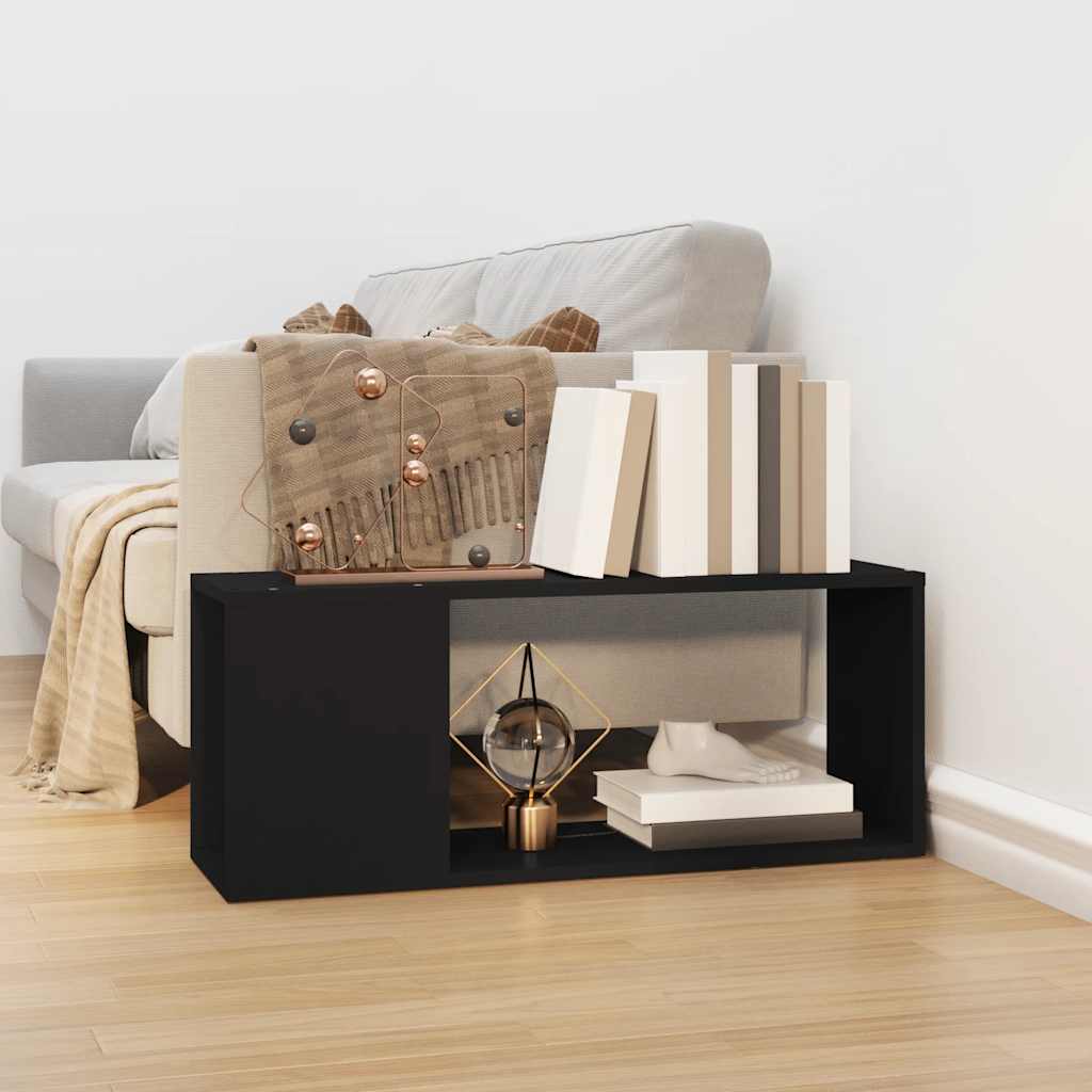 Mueble para TV madera contrachapada gris hormigón 80x24x32 cm