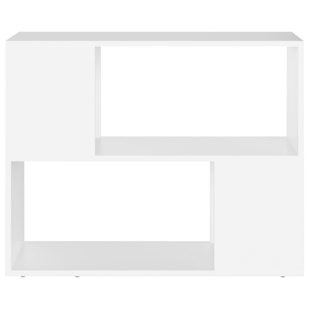 Mueble para TV madera contrachapada blanco 80x24x63 cm