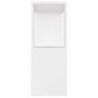 Mueble para TV madera contrachapada blanco 80x24x63 cm