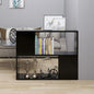Mueble para TV madera contrachapada gris hormigón 80x24x32 cm