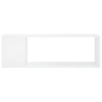 Mueble para TV madera contrachapada blanco 100x24x32 cm