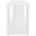 Mueble para TV madera contrachapada blanco 100x24x32 cm
