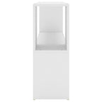 Estantería librería madera contrachapada blanco 100x24x63 cm
