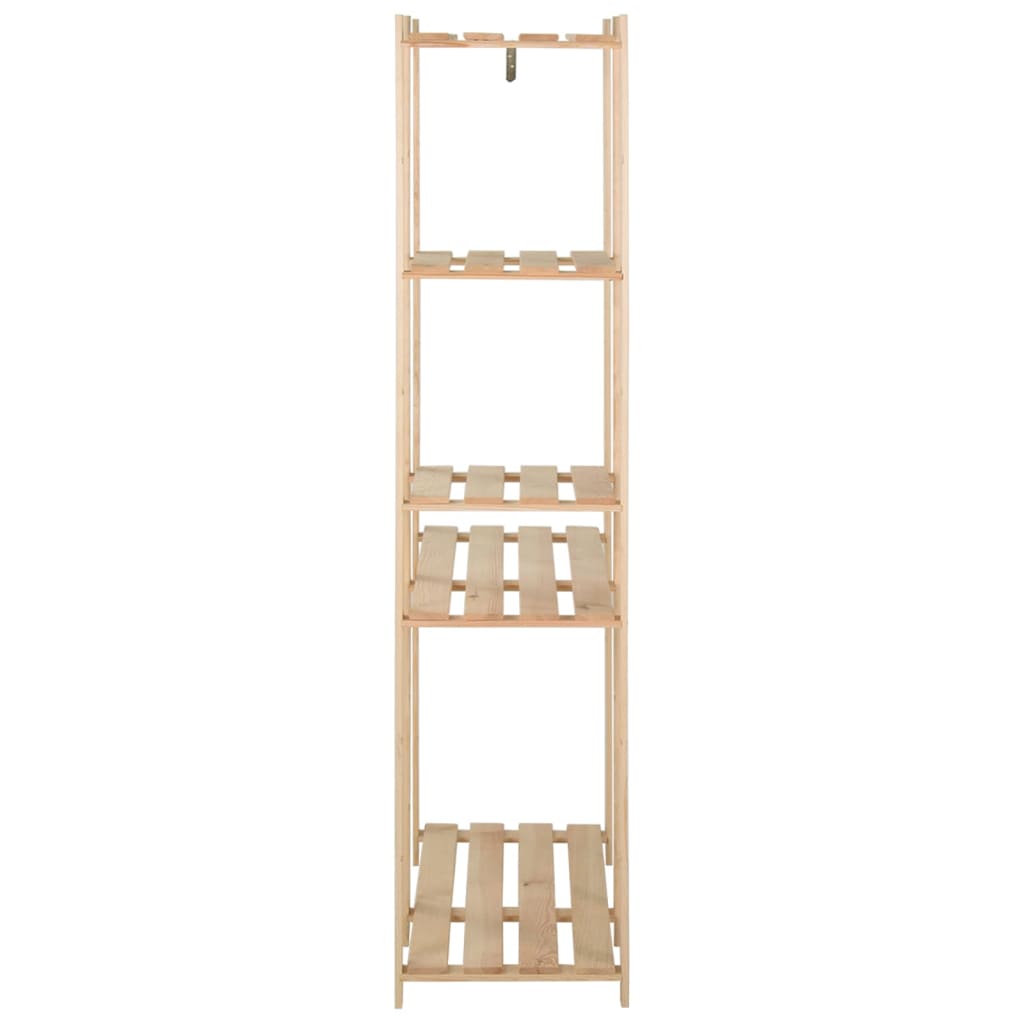 Perchero de ropa de madera maciza de pino 110x38x170 cm