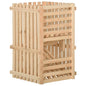 Solid pine potato box 50x50x80 cm