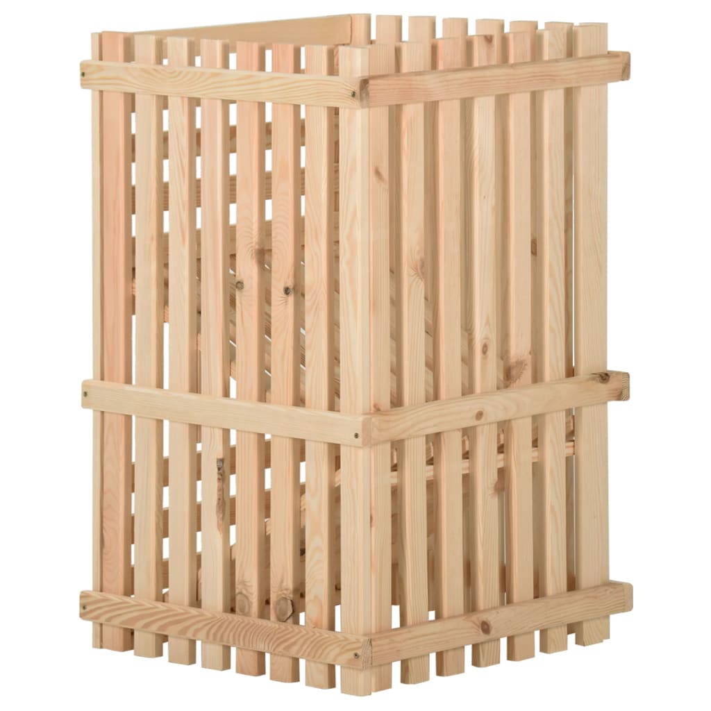 Caja para patatas madera maciza de pino 50x50x80 cm