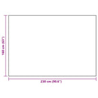 Tapete de exterior PP preto 160x230 cm