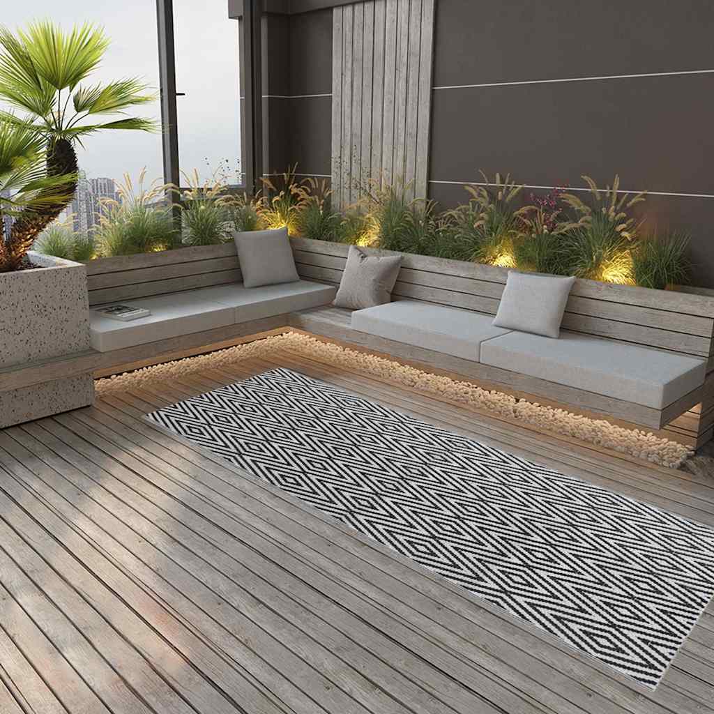Alfombra de exterior ARAKIL amarilla 140x200 cm PP