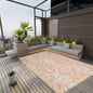 Tapete de exterior ARAKIL amarelo 140x200 cm PP