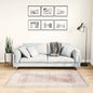 Alfombra lavable beige 120 cm