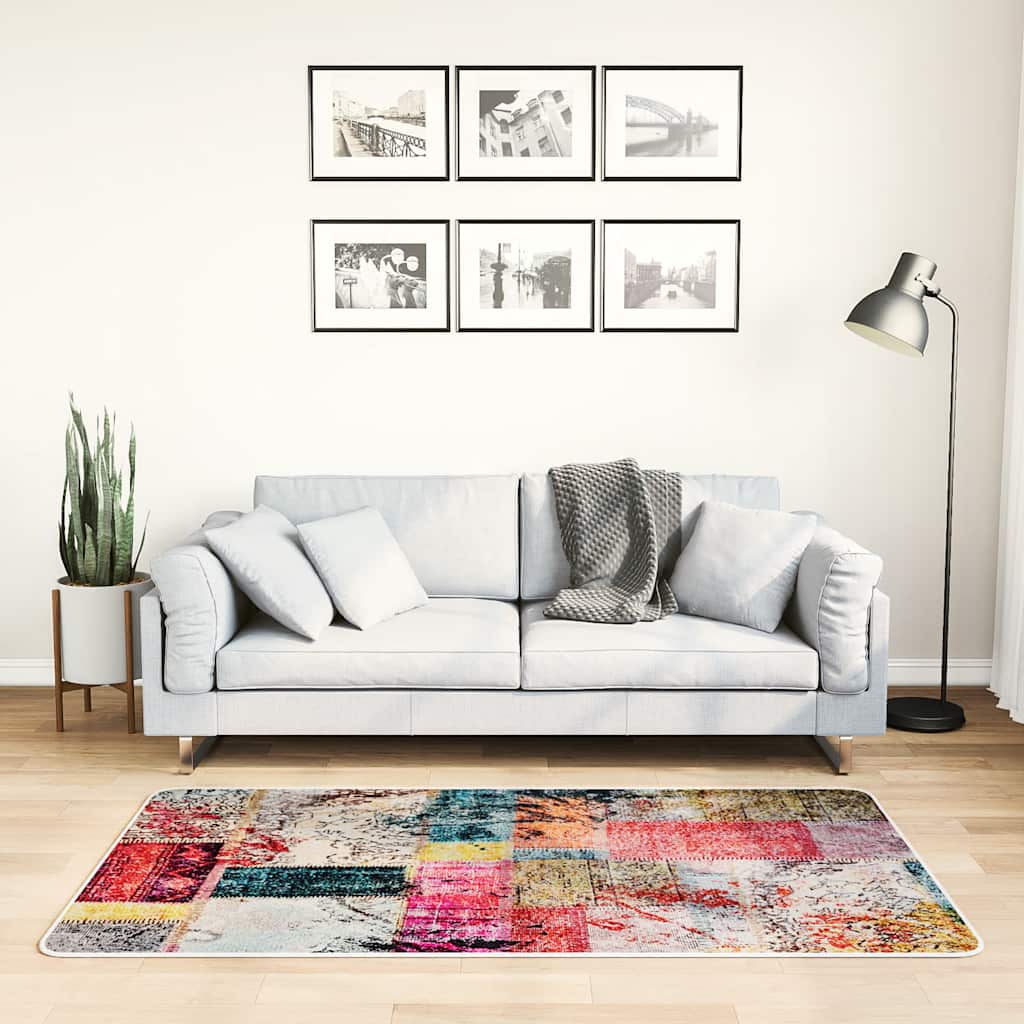 Alfombra lavable beige 120 cm