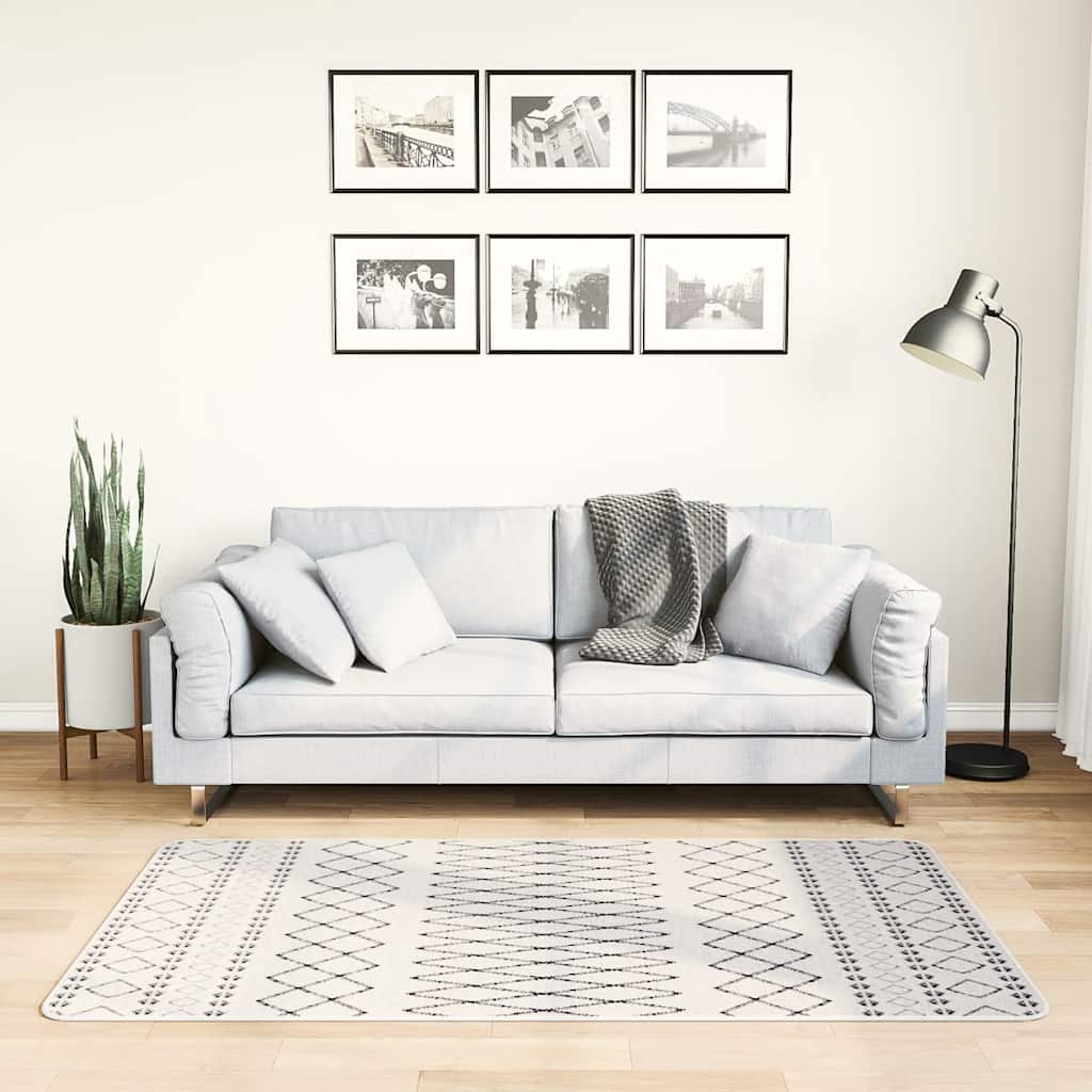 Alfombra lavable beige 120 cm