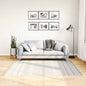Alfombra lavable beige 120 cm