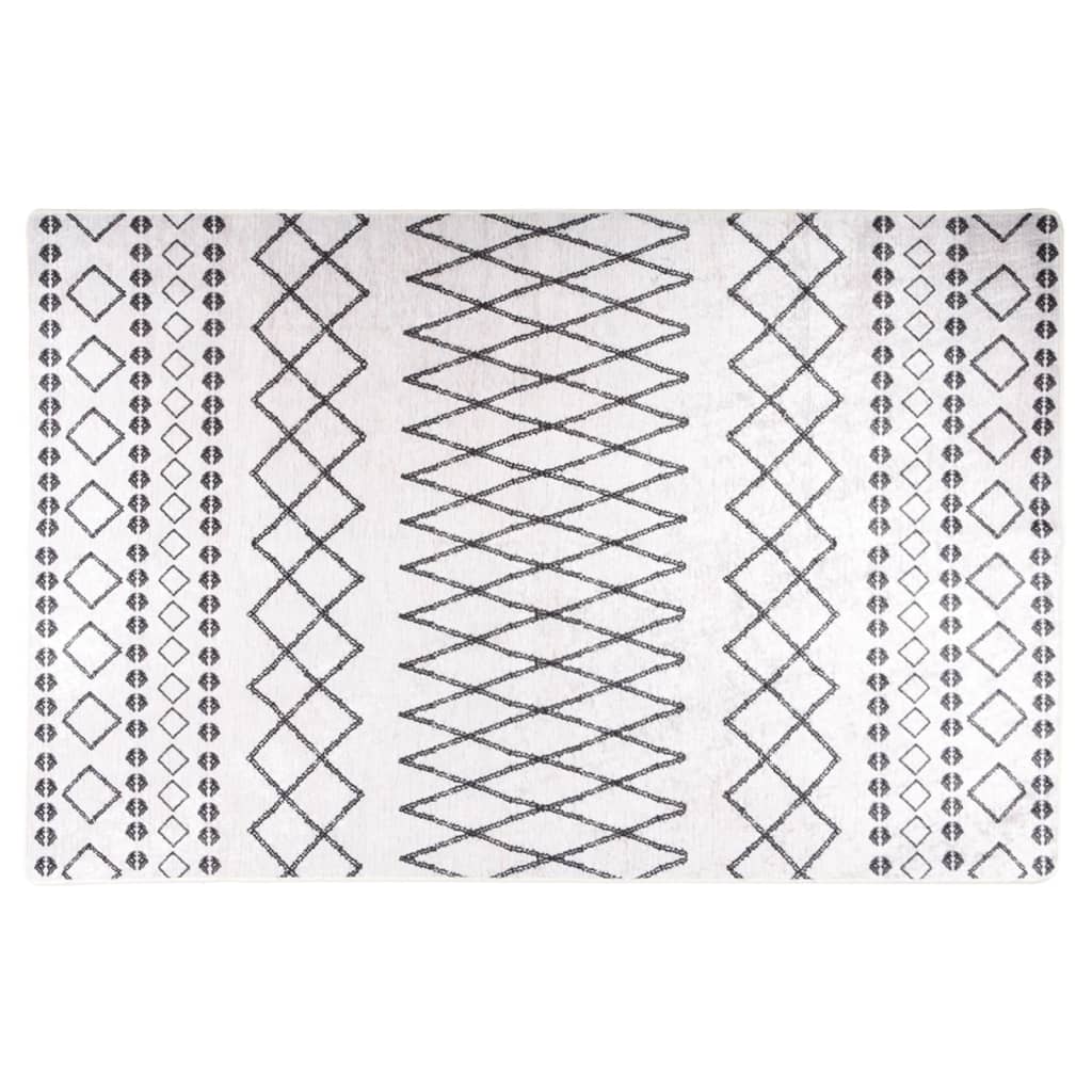 Alfombra lavable beige 120 cm