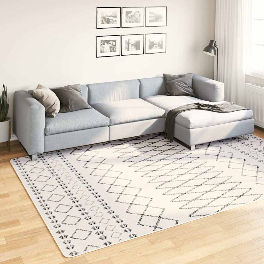 Alfombra lavable beige 120 cm