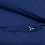Juego de funda nórdica algodón azul 135x200 cm