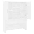Mueble de lavadora blanco