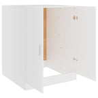 Mueble de lavadora blanco