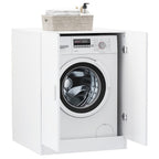 Mueble de lavadora blanco