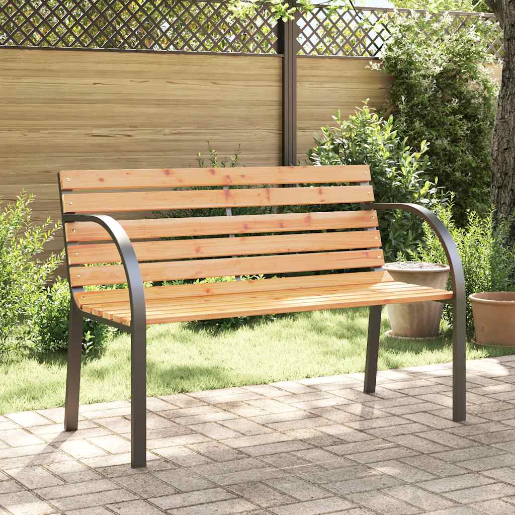 Banco de jardín doble madera de abeto chino 238 cm