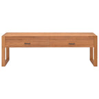 Mueble de TV madera maciza de teca 120x40x45 cm
