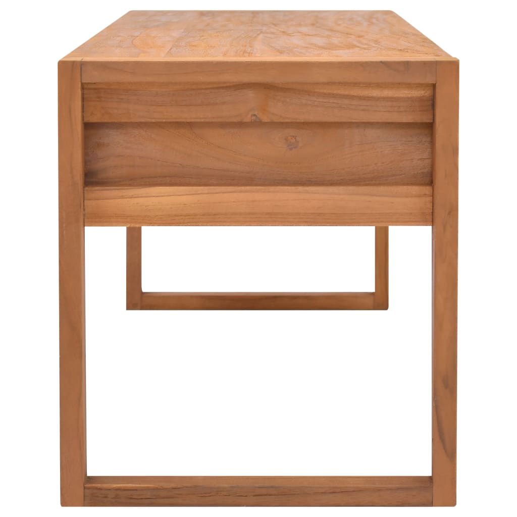 Mueble de TV madera maciza de teca 120x40x45 cm