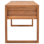 Mueble de TV madera maciza de teca 120x40x45 cm