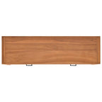Mueble de TV madera maciza de teca 120x40x45 cm