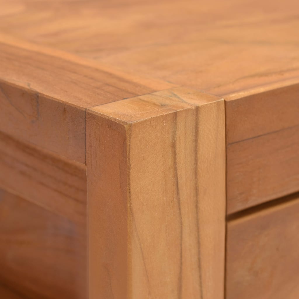 Mueble de TV madera maciza de teca 120x40x45 cm