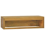 Armario de baño de pared madera maciza de teca 110x45x30 cm
