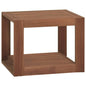 Solid Teak Wall-Mounted Bathroom Cabinet 110x45x30 cm