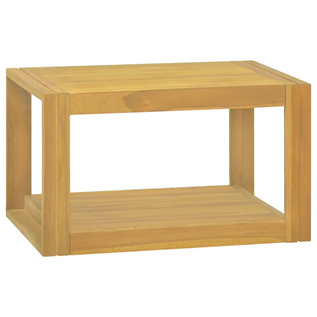 Armario de baño de pared madera maciza de teca 110x45x30 cm