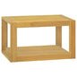 Solid Teak Wall-Mounted Bathroom Cabinet 110x45x30 cm