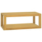 Solid Teak Wall-Mounted Bathroom Cabinet 110x45x30 cm