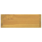 Mueble con espejo madera maciza de teca 30x10x40 cm