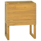 Armario de baño madera maciza de teca 60x40x75 cm