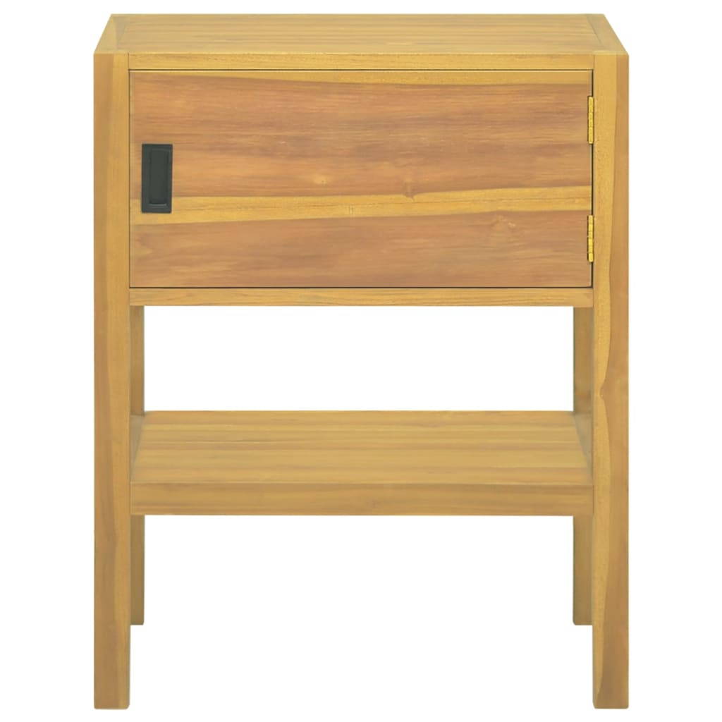 Armario de baño madera maciza de teca 60x40x75 cm