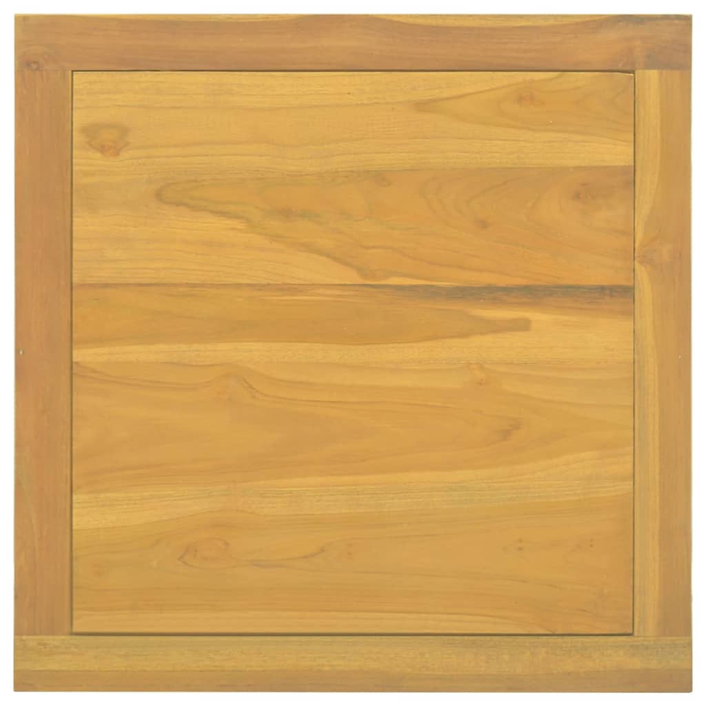 Mesa de centro madera maciza de teca 60x60x40 cm