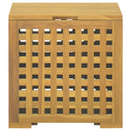 Caja de cuerdas madera maciza de teca 40x40x40 cm