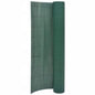 Valla de jardín de doble cara 90x300 cm blanca