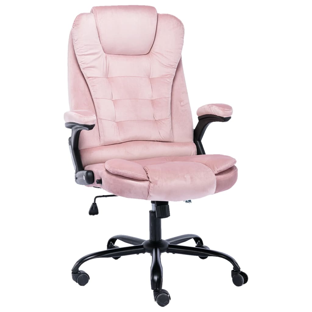 Silla de oficina de cuero sintético gris antracita