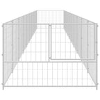 Perrera plateada 10 m² acero