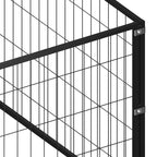 Perrera acero 4 m² negra
