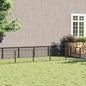 Jaula para animales sin puerta negro 300 x 100 x 70 cm Acero