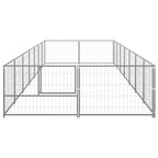 Perrera plateada 14 m² acero